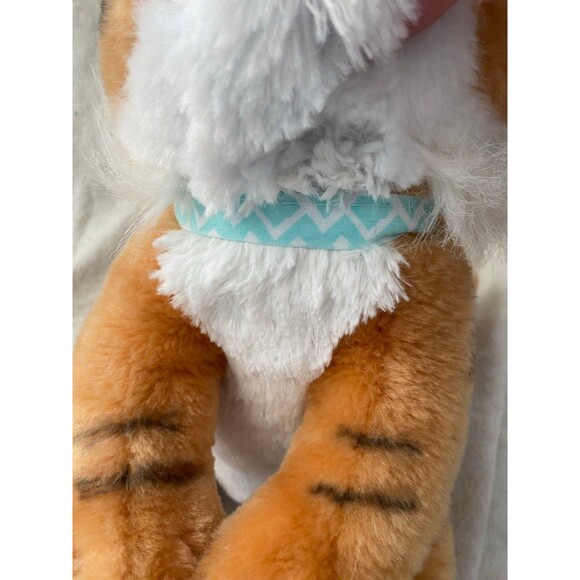 Wild Republic Sitting Tiger 10" Plush Animal Rusty Orange & White Black Stripes - Picture 5 of 8
